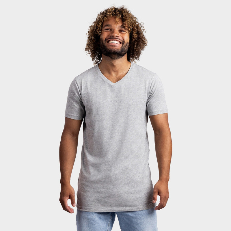 Lemon & Soda Fine Cotton Elastane V-neck T-shirt - Afbeelding 2